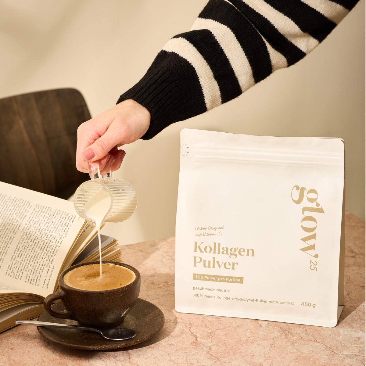 Glow25 collagen powder